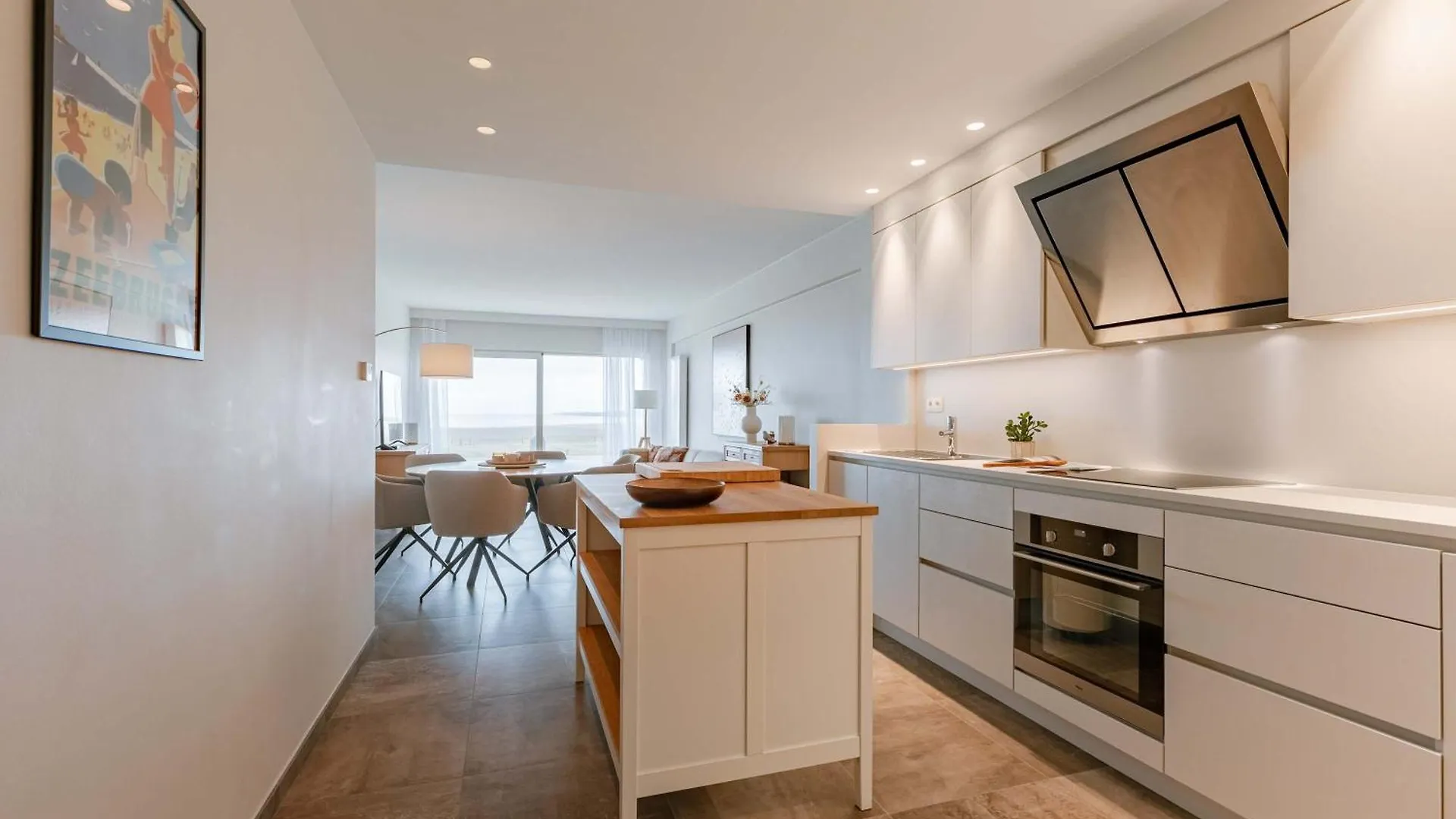 Huswell - Seaview Apartment With Spacious Terrace In Zeebrugge